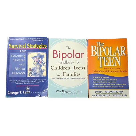Bipolar Disorder Parenting Teens Children Families Help Guide 3 Book Bundle - Picture 4 of 13